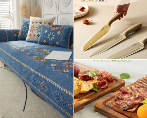 My home essentials cover photo collage