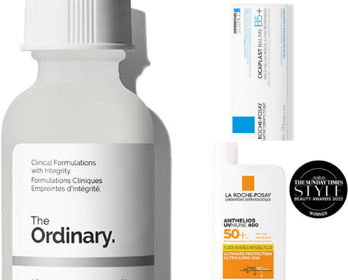 Skincare cover photo collage