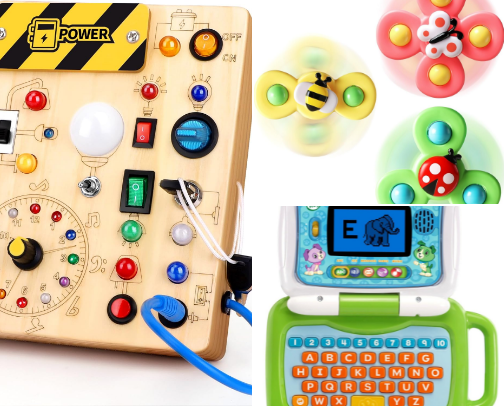 Autism Friendly Toddler Toys 🧸 cover photo collage