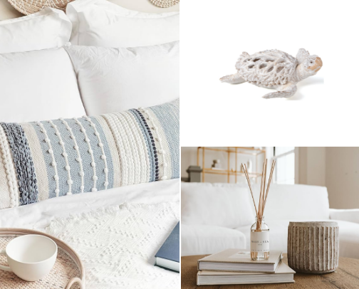 💙 Coastal Home Under $50 cover photo collage