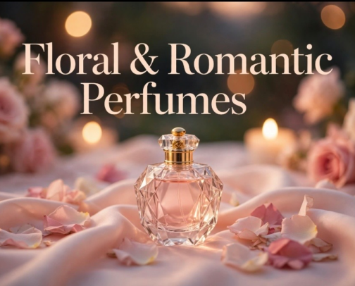 Floral & Romantic Parfumes cover photo collage