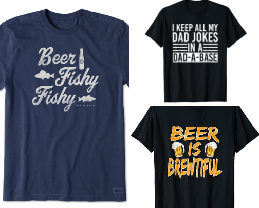 Funny Shirts for the man in your life cover photo collage