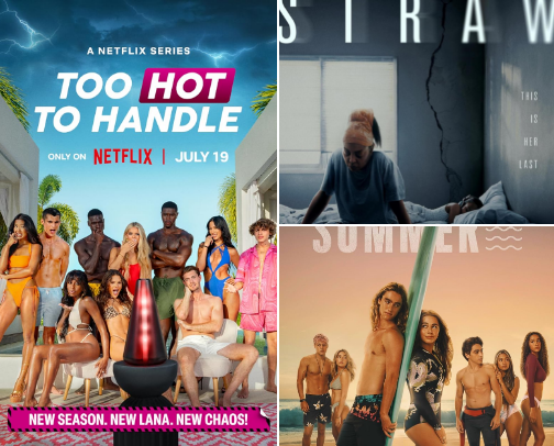 Current watch list for July cover photo collage