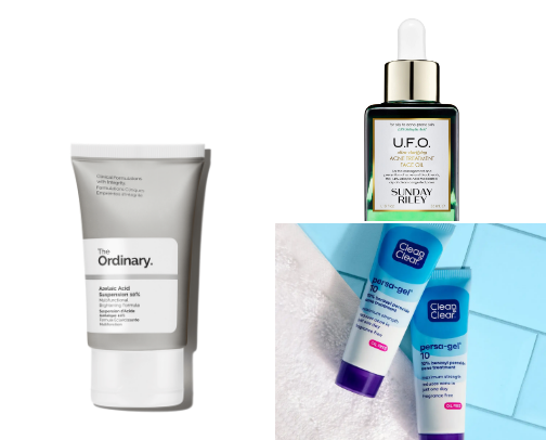Acne help for 30+ skin cover photo collage