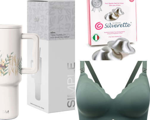 best products for pregnant, postpartum, & breastfeeding moms! cover photo collage