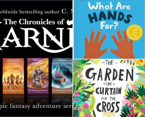 Favorite Christian Books for Children cover photo collage