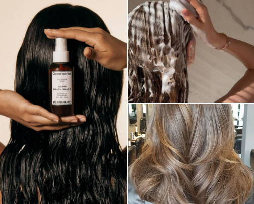 hair cover photo collage