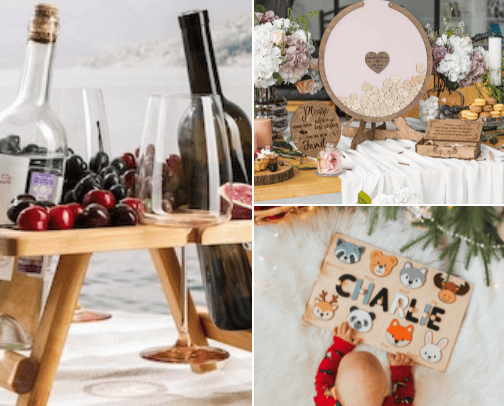 something for everyone, only on ETSY cover photo collage