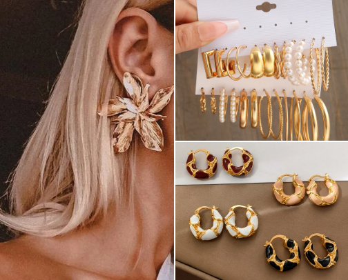 Woman accessories cover photo collage