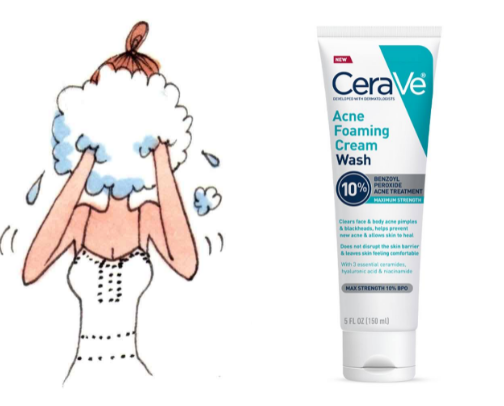essential products to clear texture cover photo collage