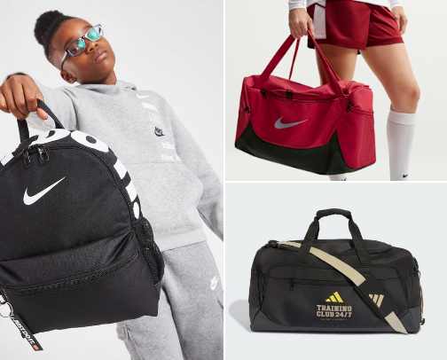 Sport's bag cover photo collage