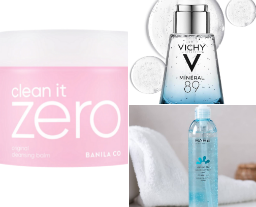 The Post-Flight Skincare Routine✈️ cover photo collage