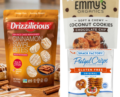 Gluten free go-to snacks cover photo collage
