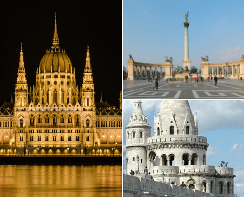 Things to do in Budapest cover photo collage