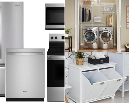 Stylish & Trendy  Home Furnishings & Appliances cover photo collage