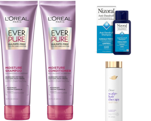 Hair care routine cover photo collage