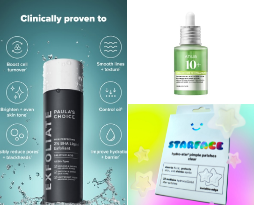 Skincare 🫧 cover photo collage