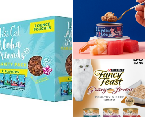 Cat Food cover photo collage