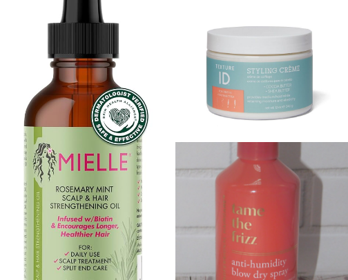 Hair Products cover photo collage