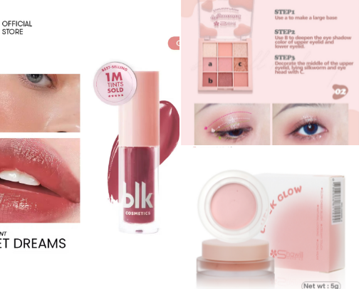 Affordable Soft Glam Make-up list: your guide to viral beauty trends without breaking your bank cover photo collage