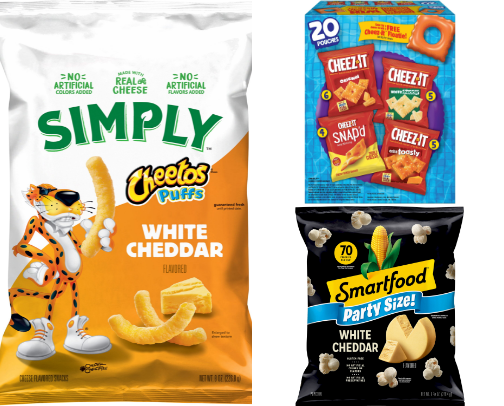 Fave salty snacks cover photo collage