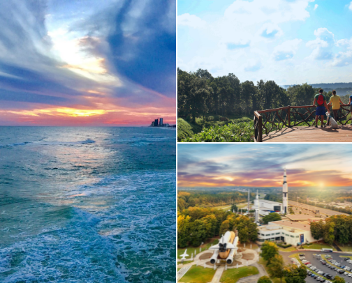 Discovering Alabama: The Start of a State-by-State Travel Journey Series cover photo collage