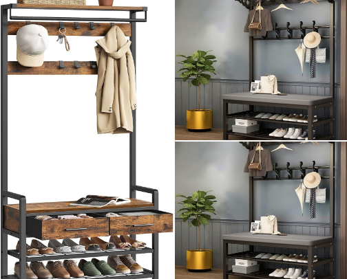 Entryway and mudroom organization for the boots and coats pile cover photo collage