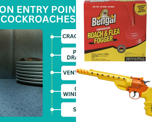 Make Your Cockroach Filled Apartment Less Cockroachy. cover photo collage