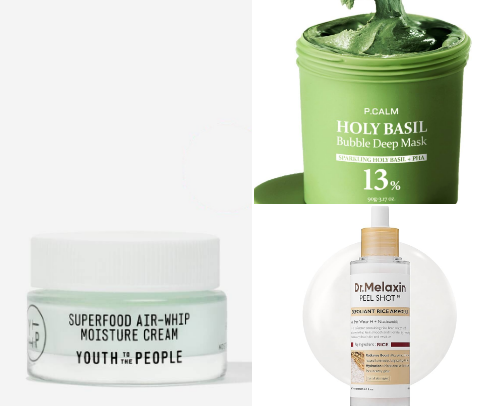 The BEST skincare products cover photo collage