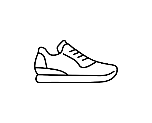 Sport shoes cover photo collage