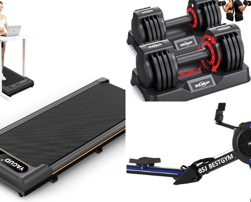 Home Fitness for Busy Moms Who Don't Have Time for the Gym cover photo collage