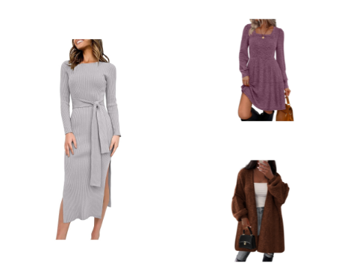 Winter Outfits 2026: Cozy Sweaters, Dresses & Cold-Weather Fashion for Women cover photo collage