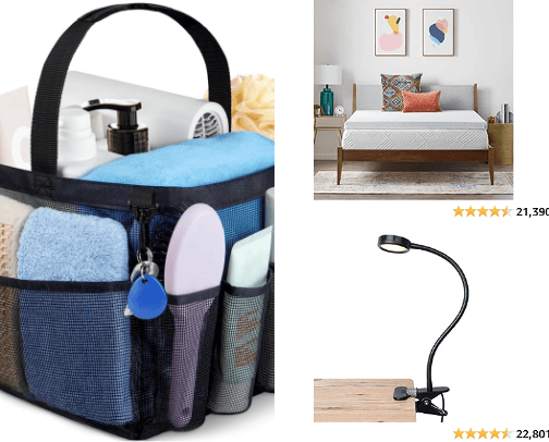 dorm essentials cover photo collage