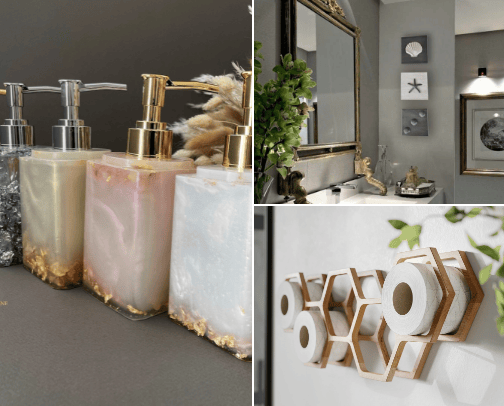 Bathroom Essentials cover photo collage