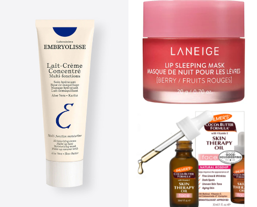 SKINCARE MUSTS cover photo collage