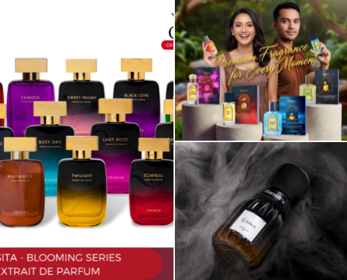 Parfume cover photo collage