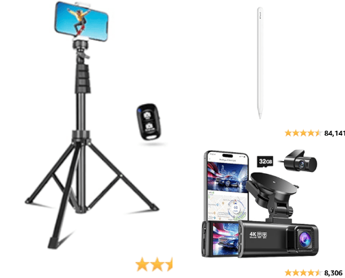 Electronics Items cover photo collage