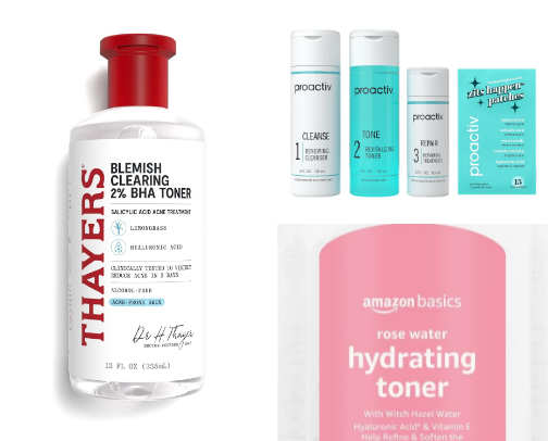 ACNE FACE PRODUCTS cover photo collage