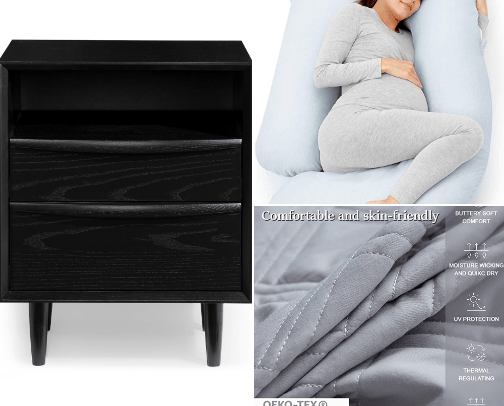 Home items cover photo collage