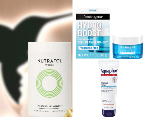 Beauty, Hair, & Face Routine cover photo collage