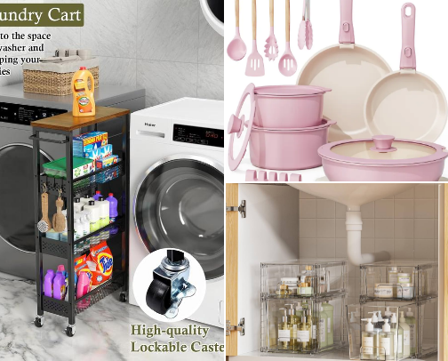 Household must haves cover photo collage