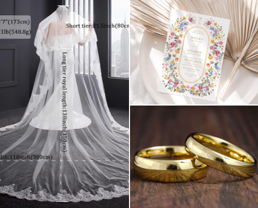 Wedding buys cover photo collage