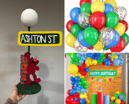 Can you tell me how to get TWO Sesame Street 🥳 cover photo collage