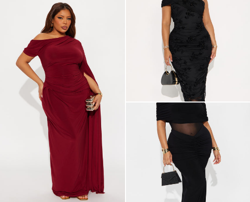 Plus size outfits for curve babes on a budget - Date Night edition cover photo collage