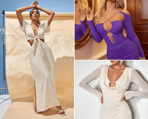 The best SHEIN dresses (short/ midi/ long) cover photo collage