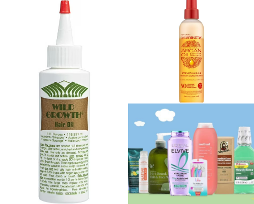 Hair essentials cover photo collage