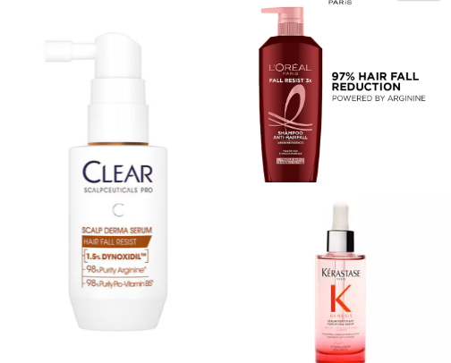 Hair Thinning? Win Back Your Shine with these Hair Products cover photo collage