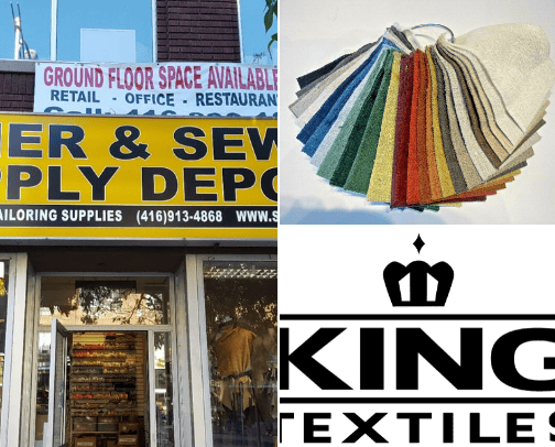 best stores for fashion design in toronto cover photo collage