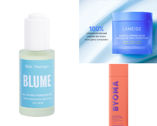 Skincare routine favorites cover photo collage