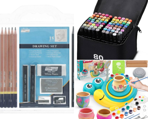 ART SUPPLIES  THAT I LOVE cover photo collage